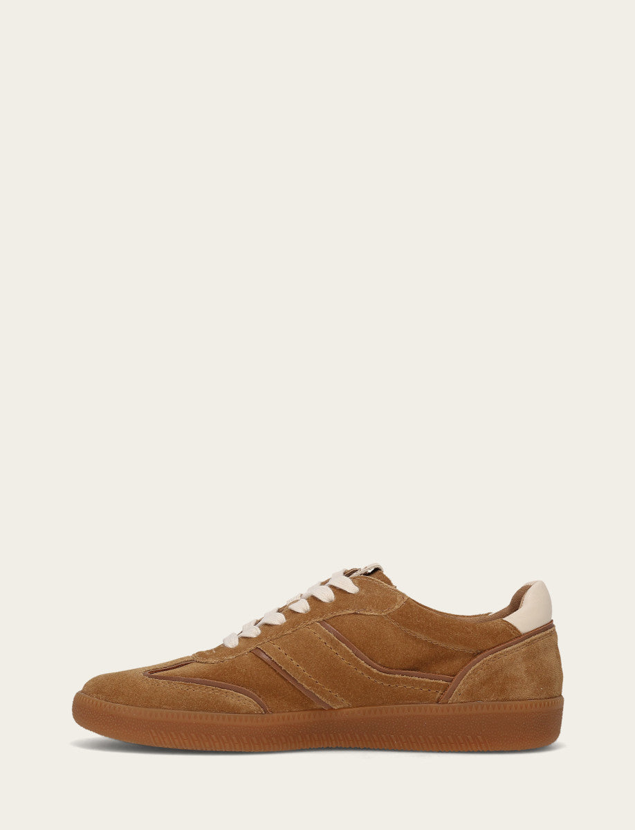Women's Toffee Milly Low Lace Sneaker Frye USA