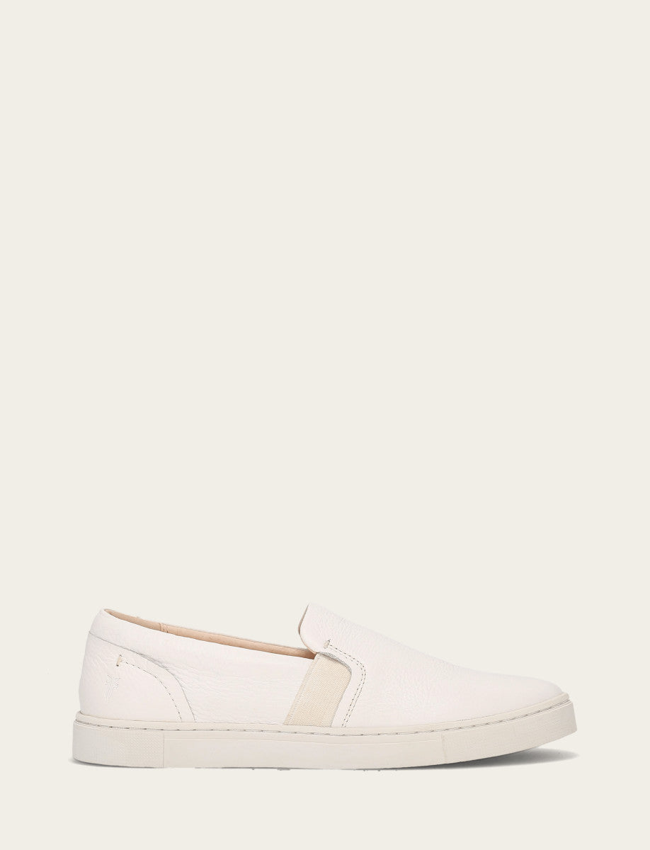 Women's White Ivy Slip On Sneakers Frye
