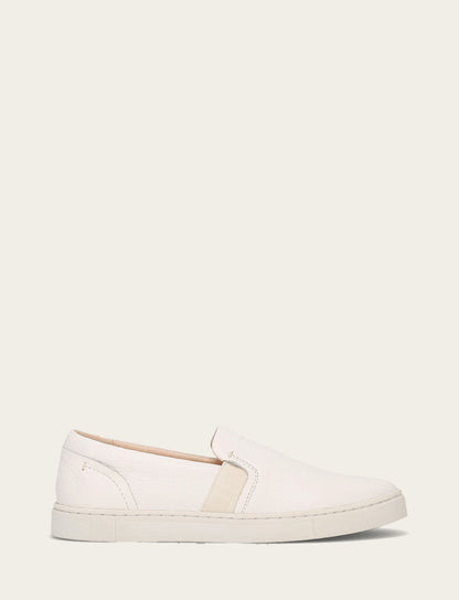 Women's White Ivy Slip On Sneakers Frye