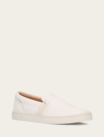 Women's White Ivy Slip On Sneakers Frye