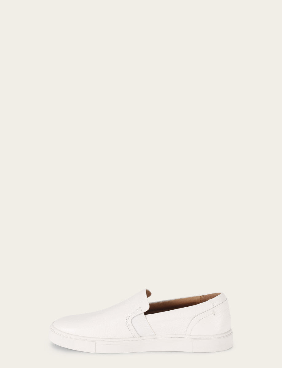 Women's White Ivy Slip On Sneakers Frye