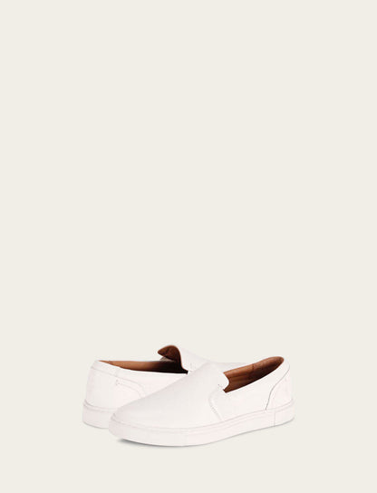 Women's White Ivy Slip On Sneakers Frye