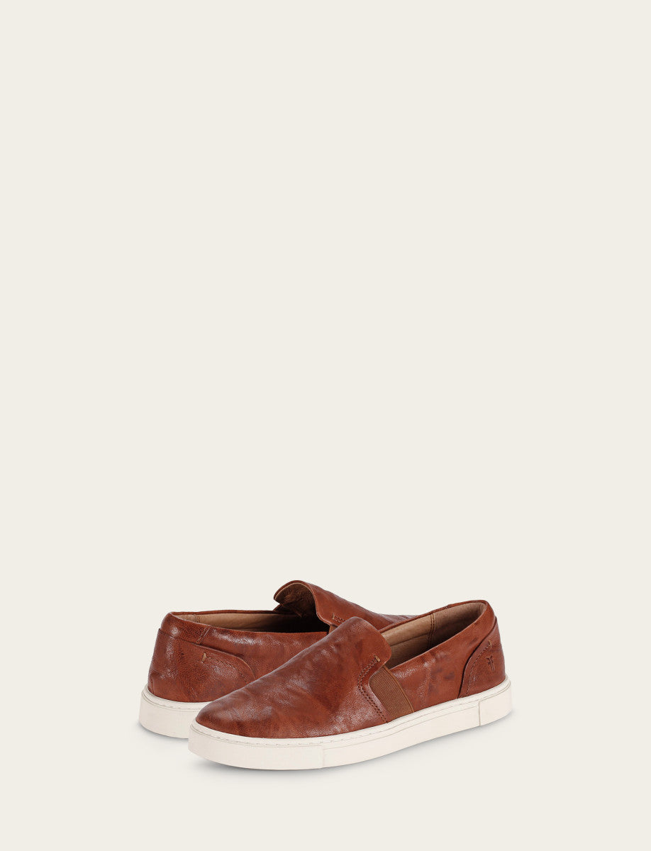Women's Cognac Ivy Slip On Sneakers Frye Online