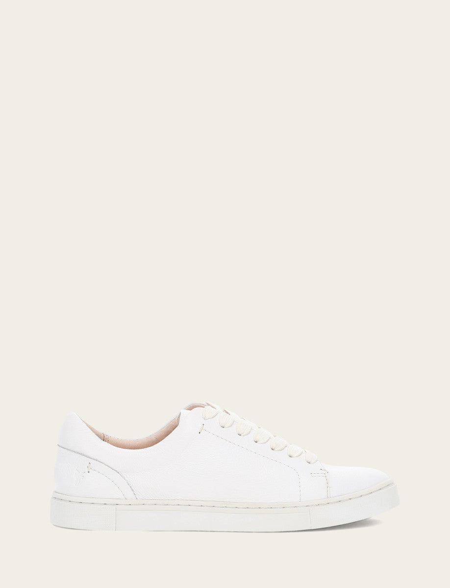 Women's White Ivy Low Lace Sneakers Frye Sale
