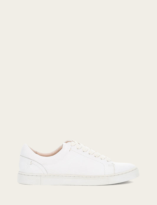 Women's White Ivy Low Lace Sneakers Frye Sale
