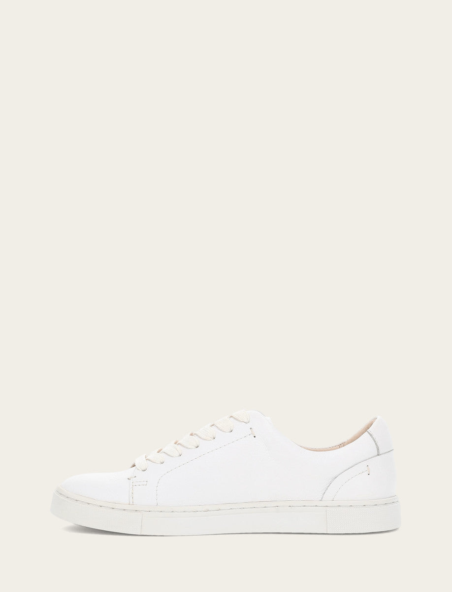 Women's White Ivy Low Lace Sneakers Frye Sale