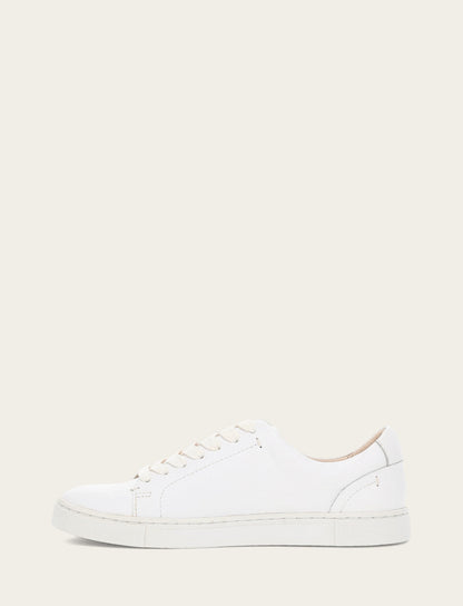 Women's White Ivy Low Lace Sneakers Frye Sale