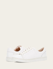 Women's White Ivy Low Lace Sneakers Frye Sale