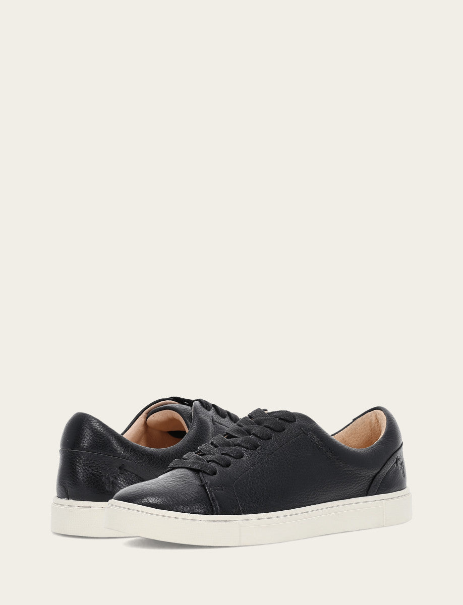 Women's Black Ivy Low Lace Sneakers Frye Outlet