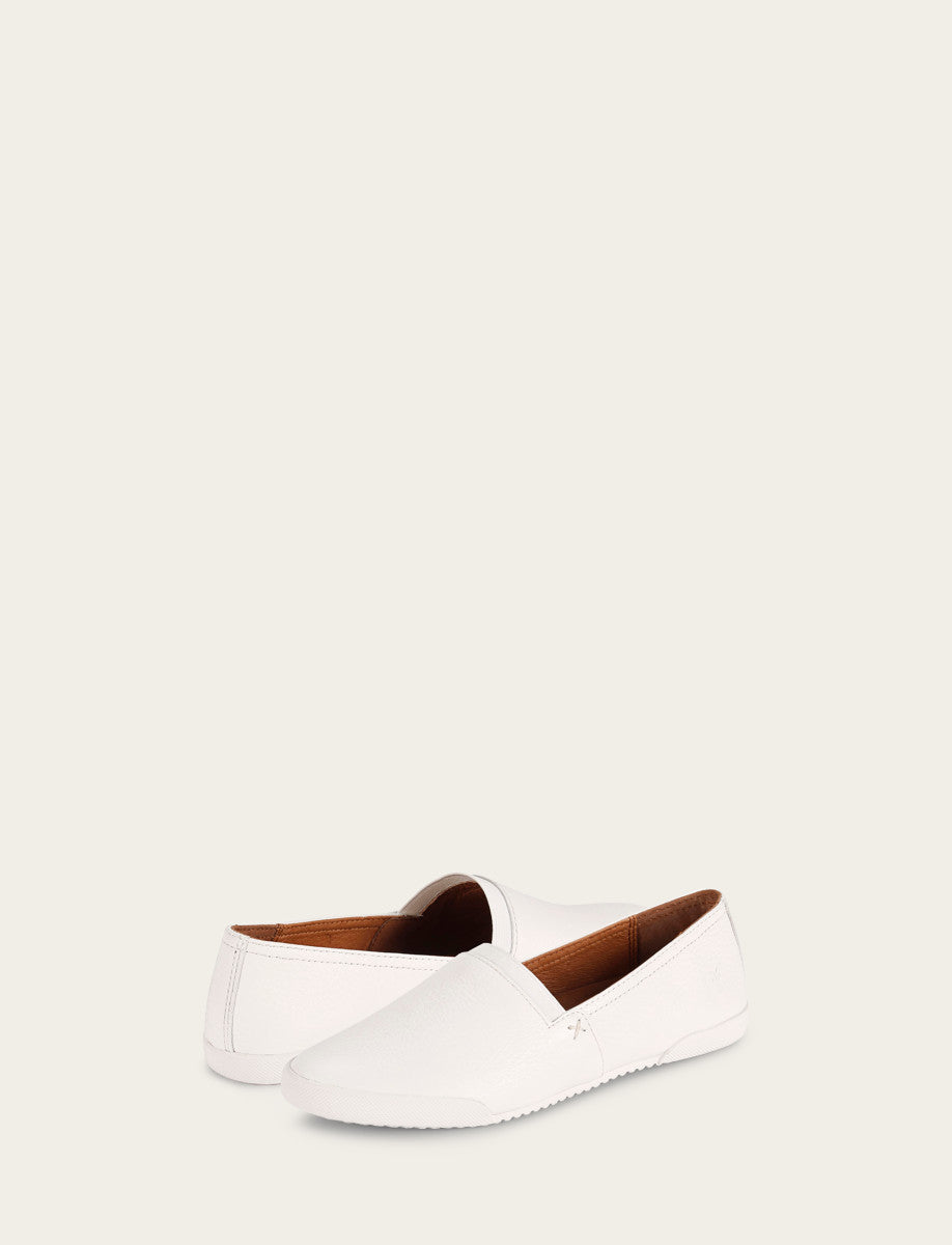 Women's White Melanie Slip On Sneakers Frye us