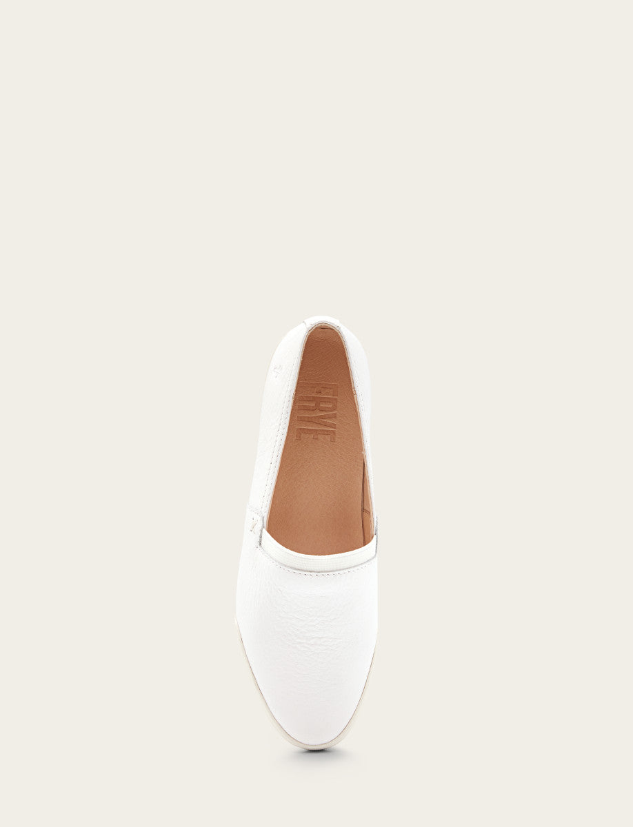 Women's White Melanie Slip On Sneakers Frye us