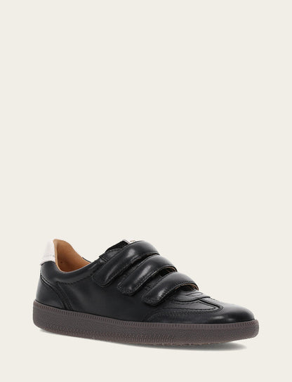 Women's Black Milly 3 Strap Sneakers Frye USA