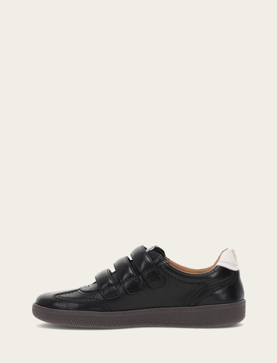 Women's Black Milly 3 Strap Sneakers Frye USA