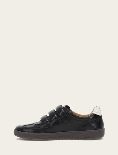 Women's Black Milly 3 Strap Sneakers Frye USA