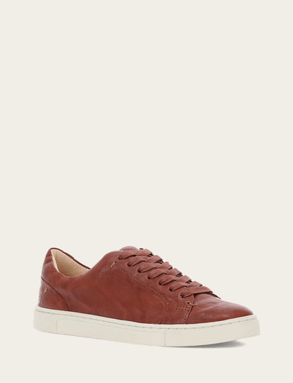 Women's Cognac Ivy Low Lace Sneakers Frye Near me