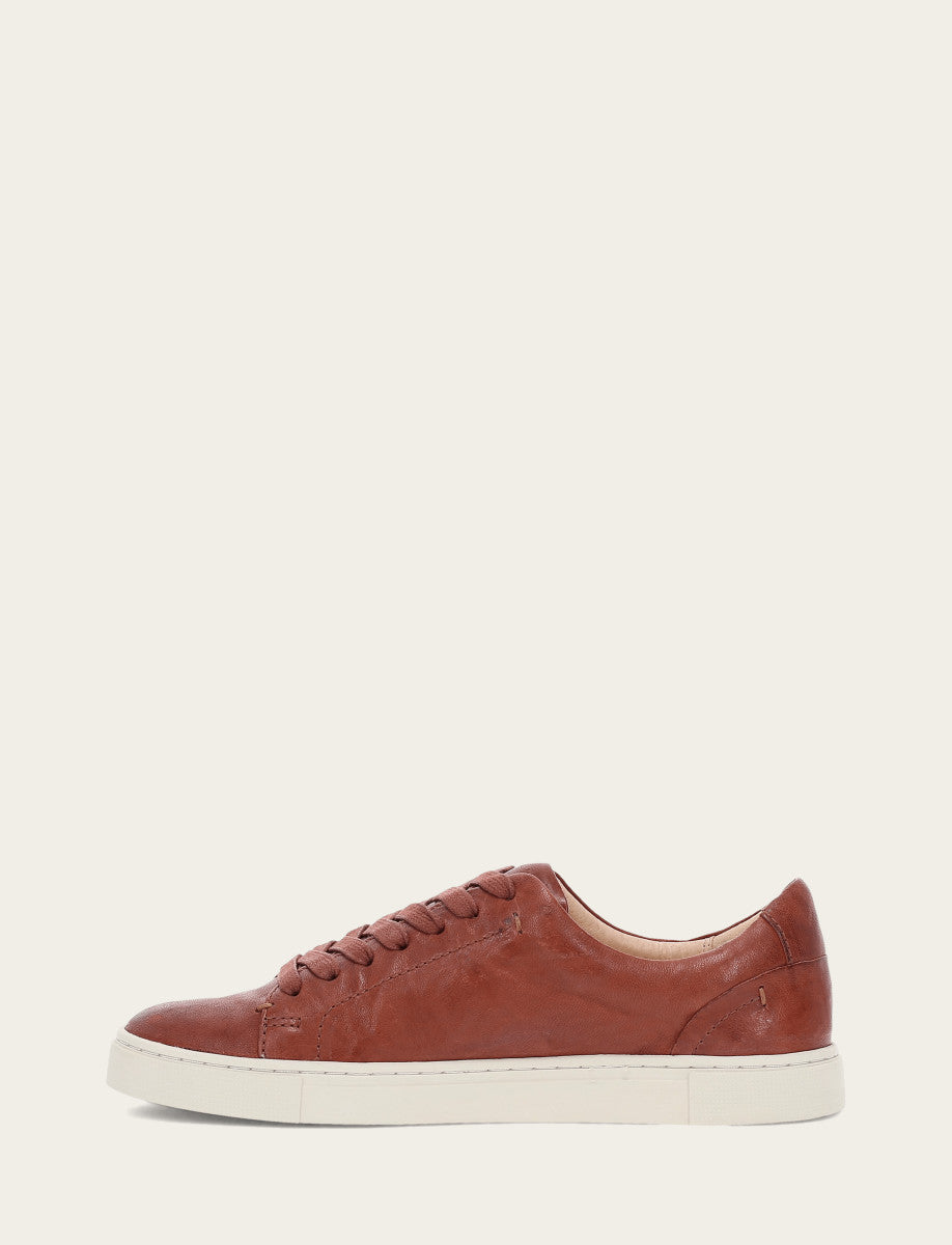 Women's Cognac Ivy Low Lace Sneakers Frye Near me