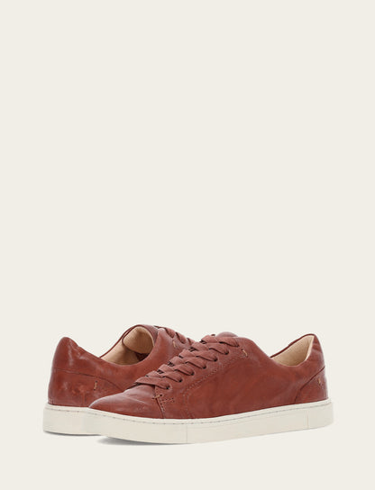 Women's Cognac Ivy Low Lace Sneakers Frye Near me