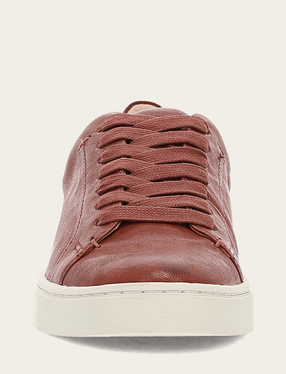 Women's Cognac Ivy Low Lace Sneakers Frye Near me