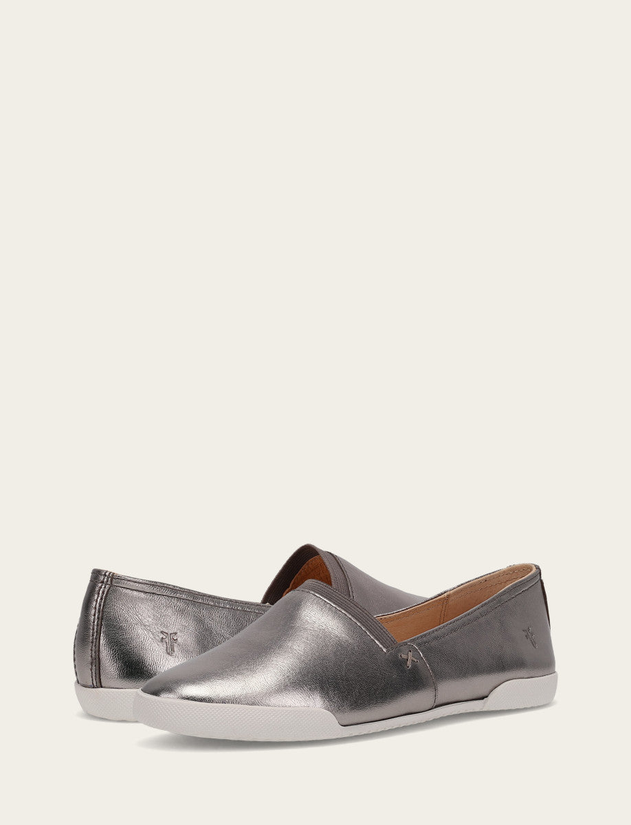 Women's Dark Pewter Melanie Slip On Sneakers Frye