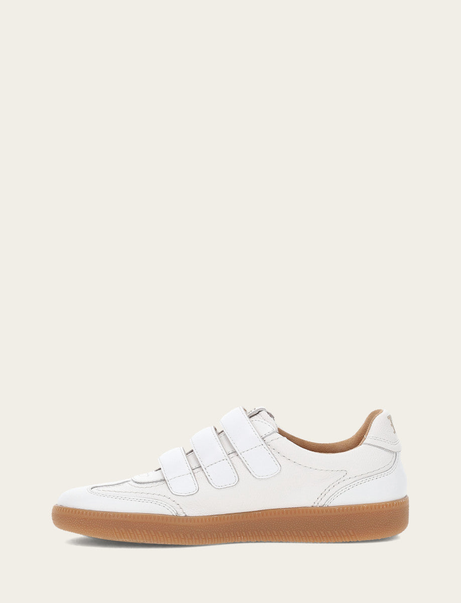 Women's White Milly 3 Strap Sneakers Frye Online