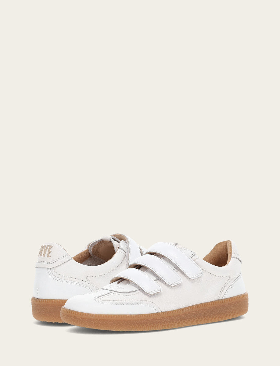 Women's White Milly 3 Strap Sneakers Frye Online