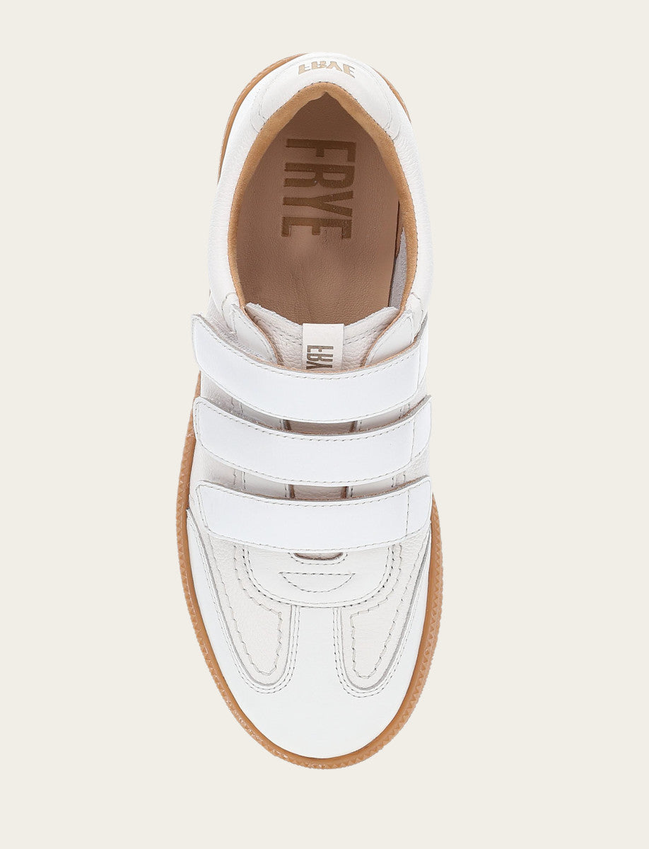 Women's White Milly 3 Strap Sneakers Frye Online