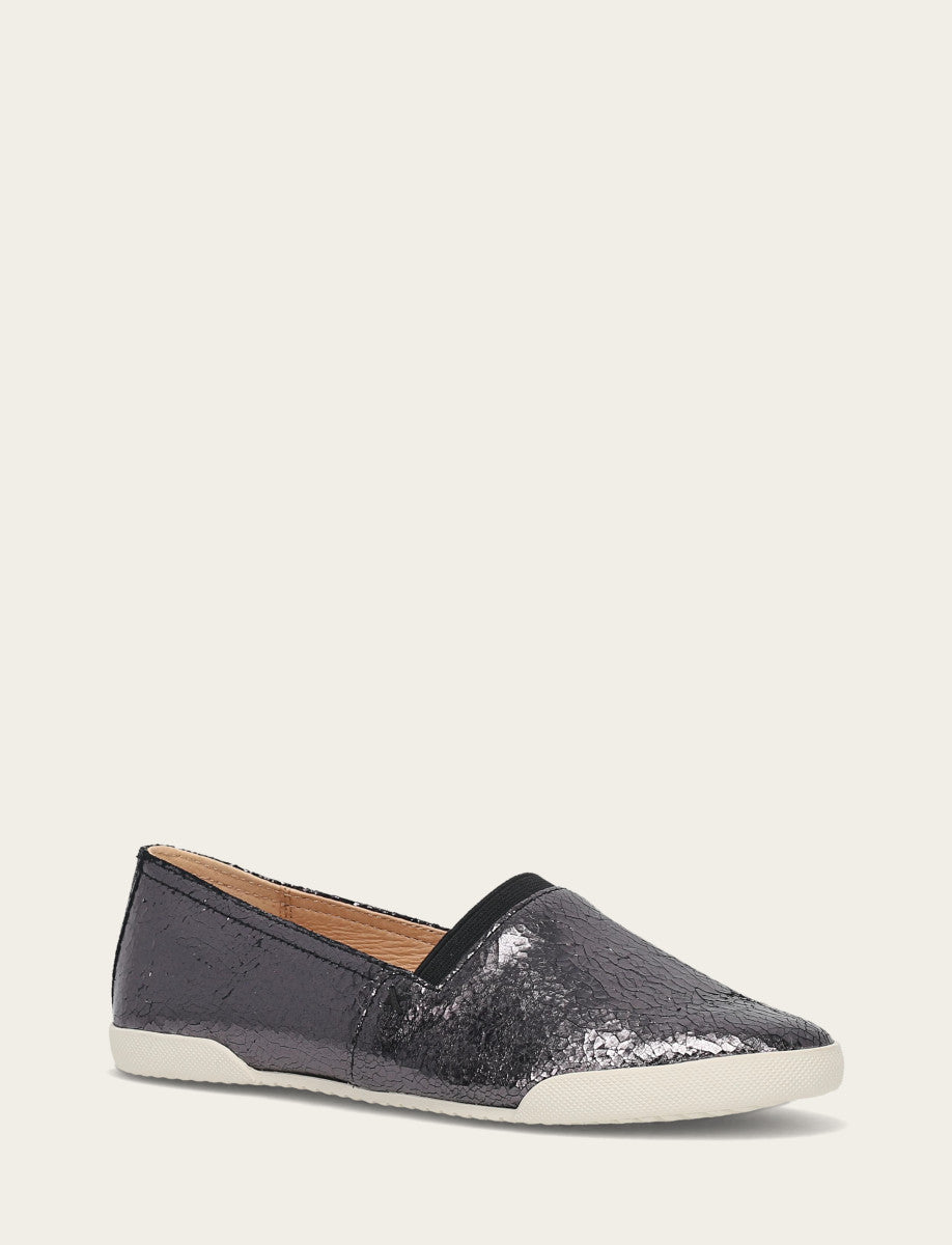 Women's Pewter Mirror Melanie Slip On Sneakers Frye Discount