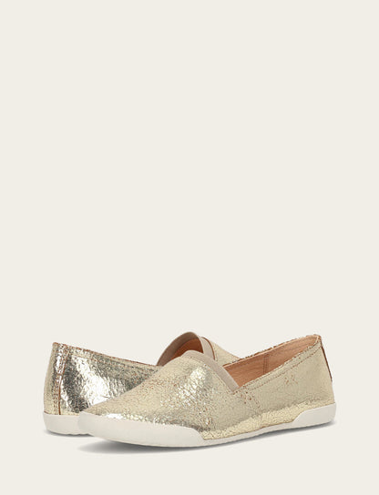 Women's Gold Mirror Melanie Slip On Sneakers Frye Sale
