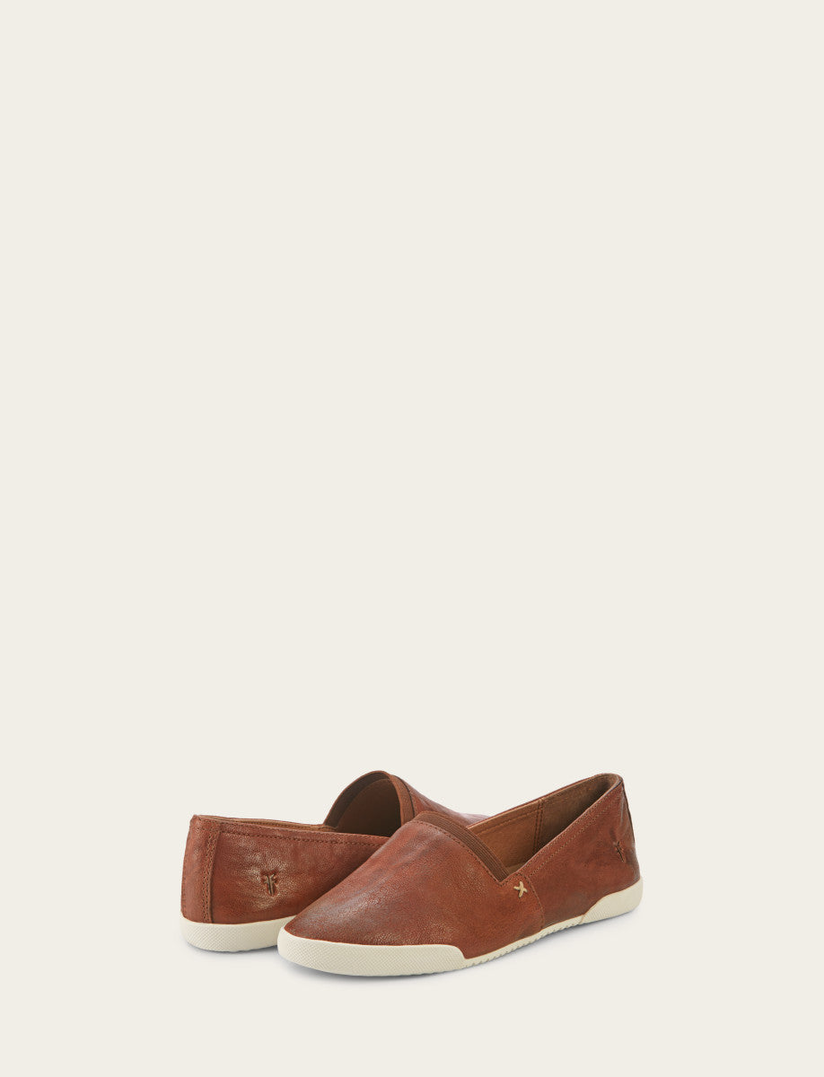 Women's Cognac Melanie Slip On Sneakers Frye Outlet