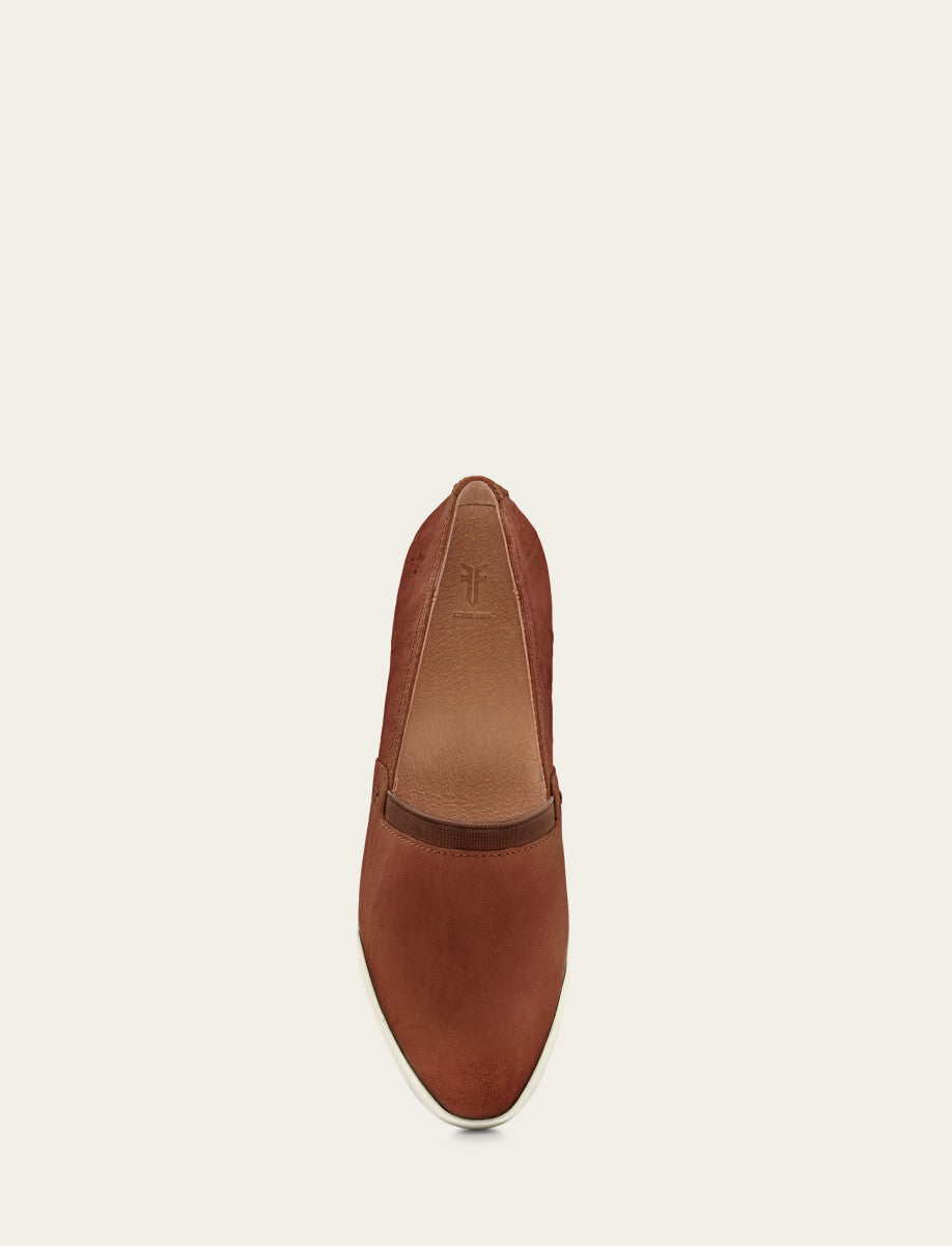 Women's Cognac Melanie Slip On Sneakers Frye Outlet