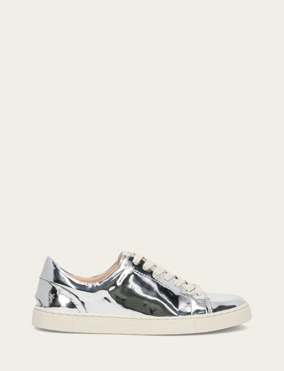 Women's Silver Ivy Low Lace Slip On Sneakers Frye us
