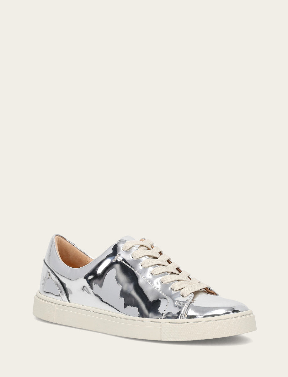 Women's Silver Ivy Low Lace Slip On Sneakers Frye us