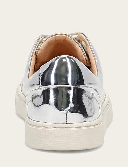 Women's Silver Ivy Low Lace Slip On Sneakers Frye us