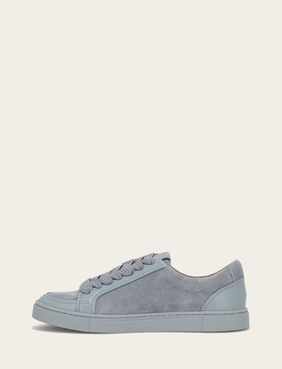Women's Steel Blue Ivy Court Low Lace Sneakers Frye Discount