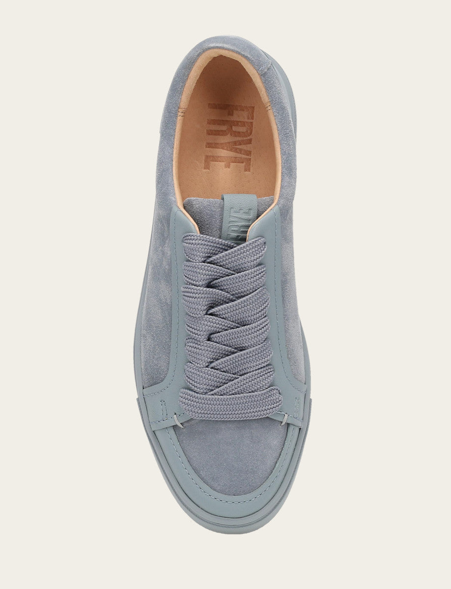 Women's Steel Blue Ivy Court Low Lace Sneakers Frye Discount