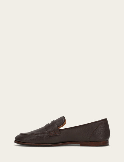 Women's Dark Brown Faith Loafer Frye On sale