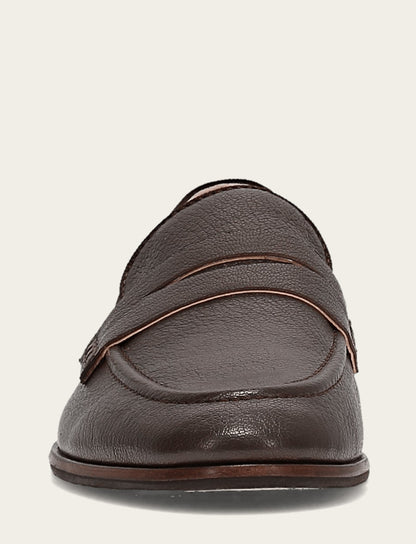 Women's Dark Brown Faith Loafer Frye On sale