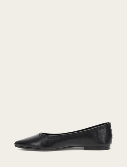 Women's Black Heather Ballet Flats Frye USA