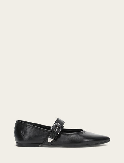 Women's Black Heather Buckle Mary Jane Flats Frye Near me