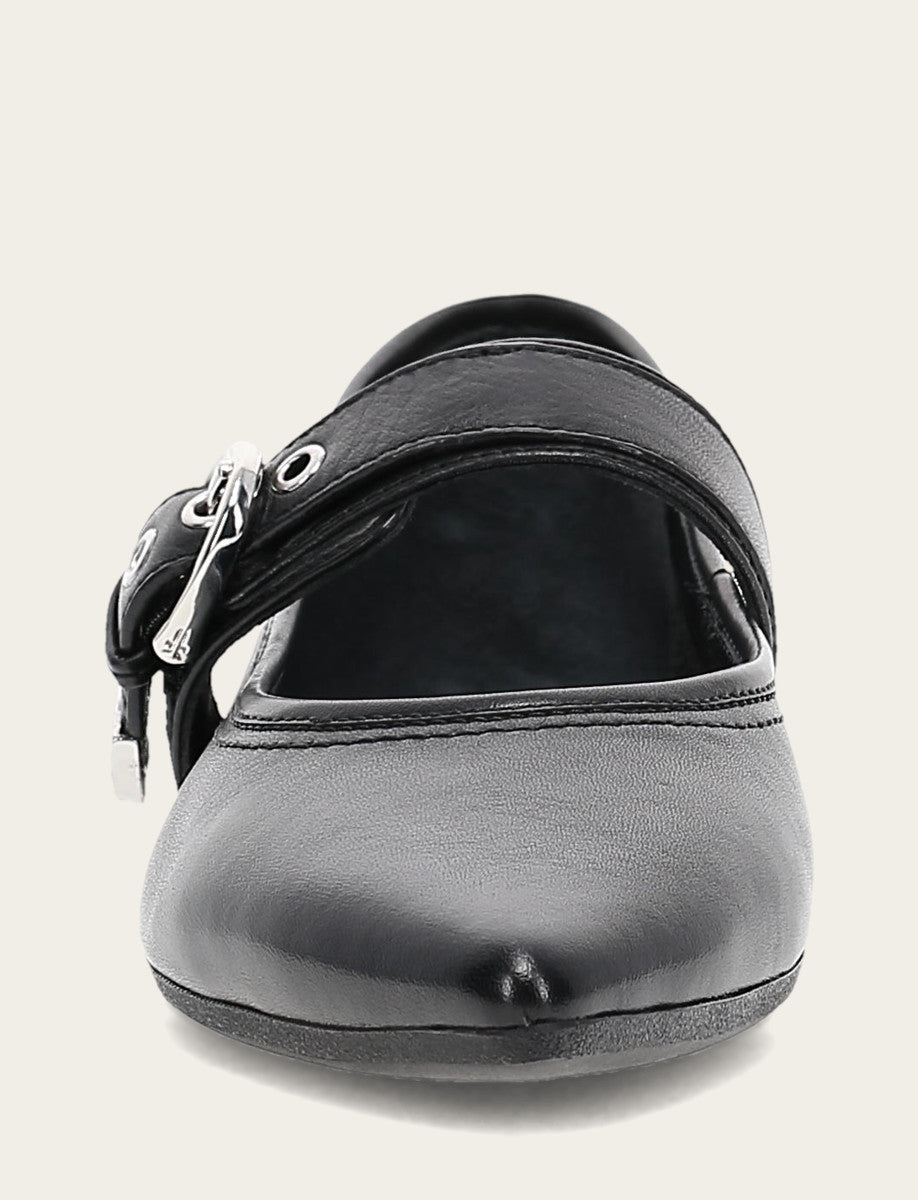 Women's Black Heather Buckle Mary Jane Flats Frye Near me