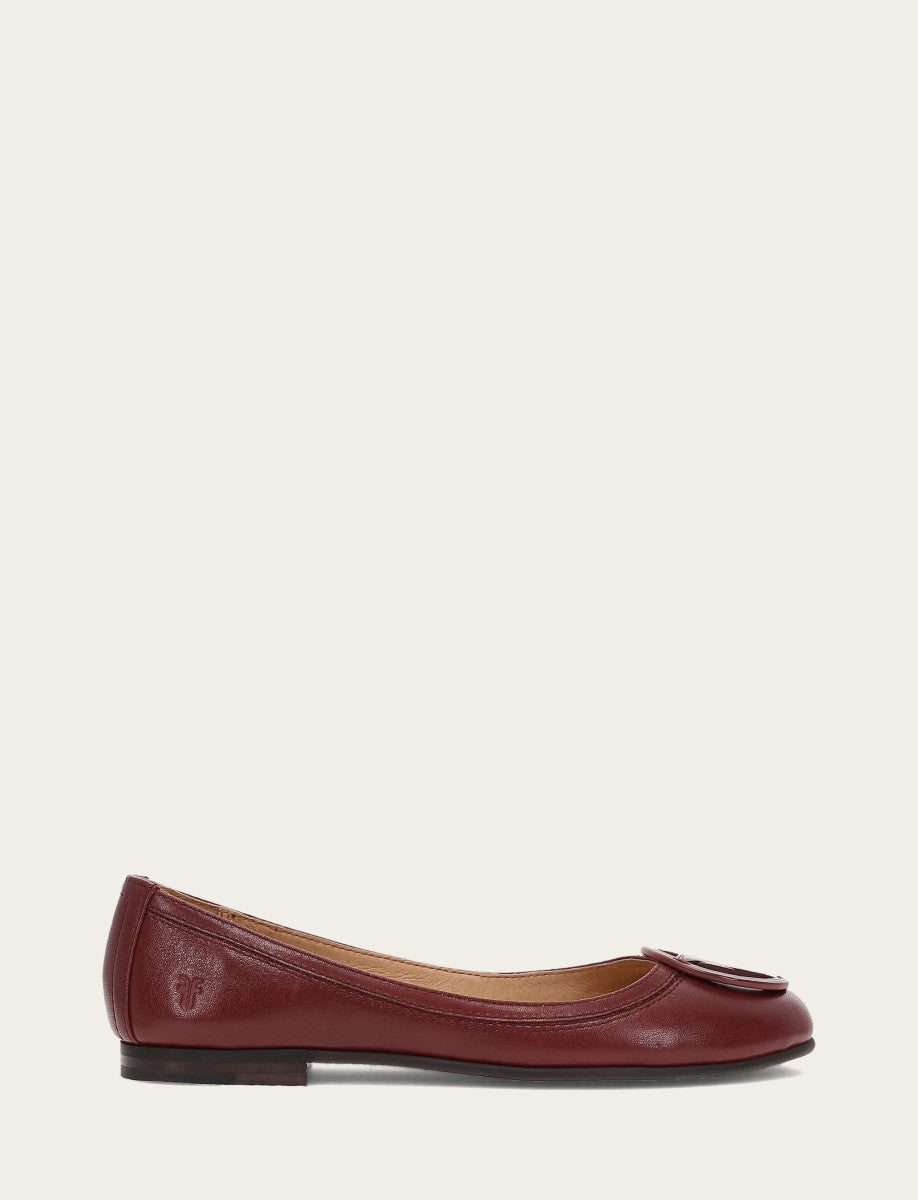 Women's Cranberry Carson Logo Ballet Shoe Frye Online