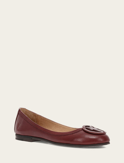 Women's Cranberry Carson Logo Ballet Shoe Frye Online