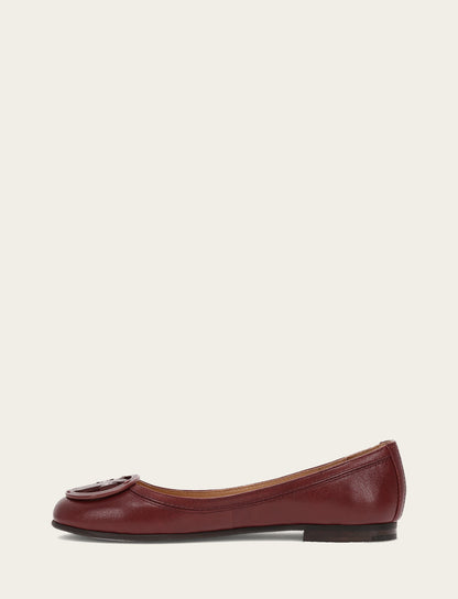 Women's Cranberry Carson Logo Ballet Shoe Frye Online