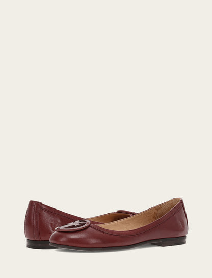 Women's Cranberry Carson Logo Ballet Shoe Frye Online