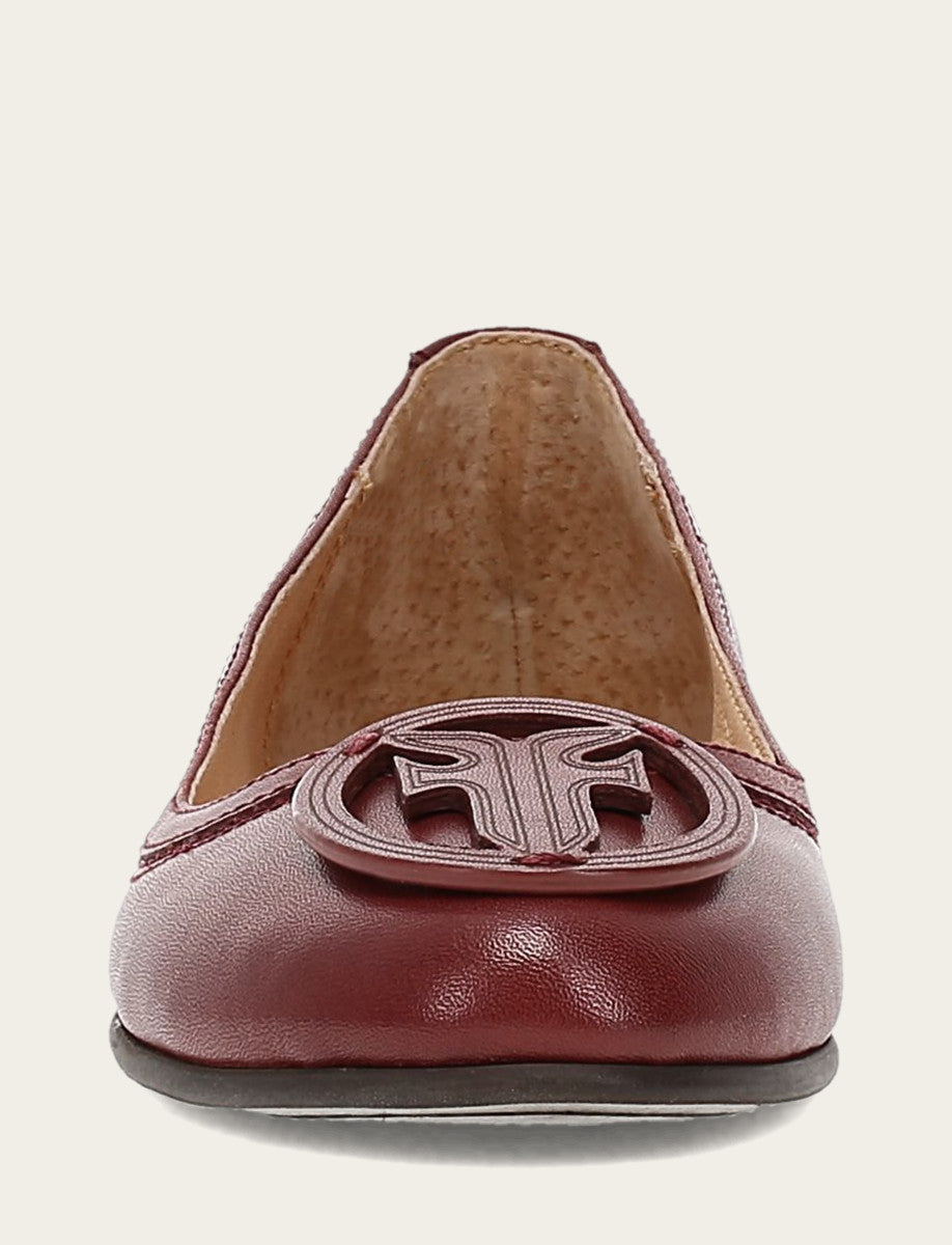 Women's Cranberry Carson Logo Ballet Shoe Frye Online