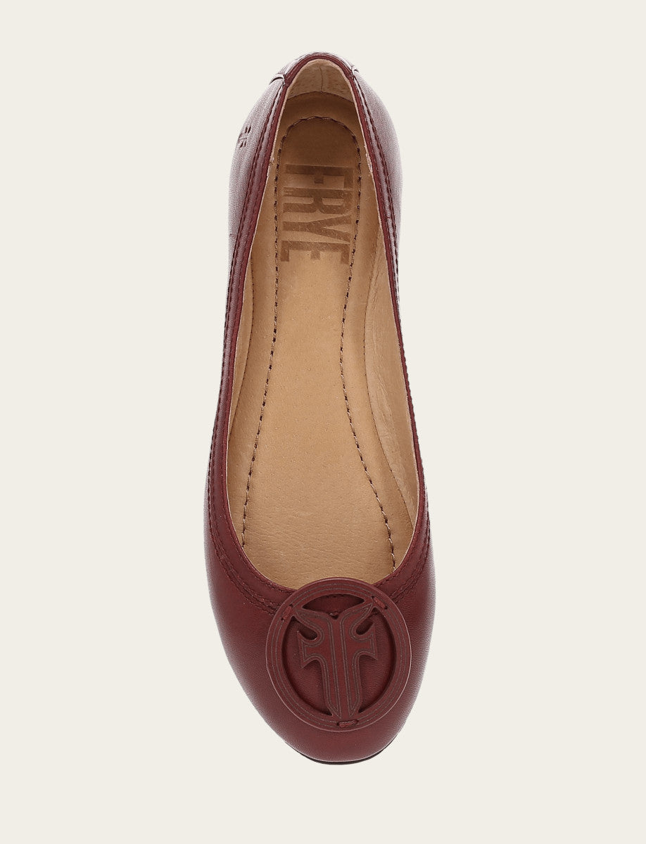 Women's Cranberry Carson Logo Ballet Shoe Frye Online