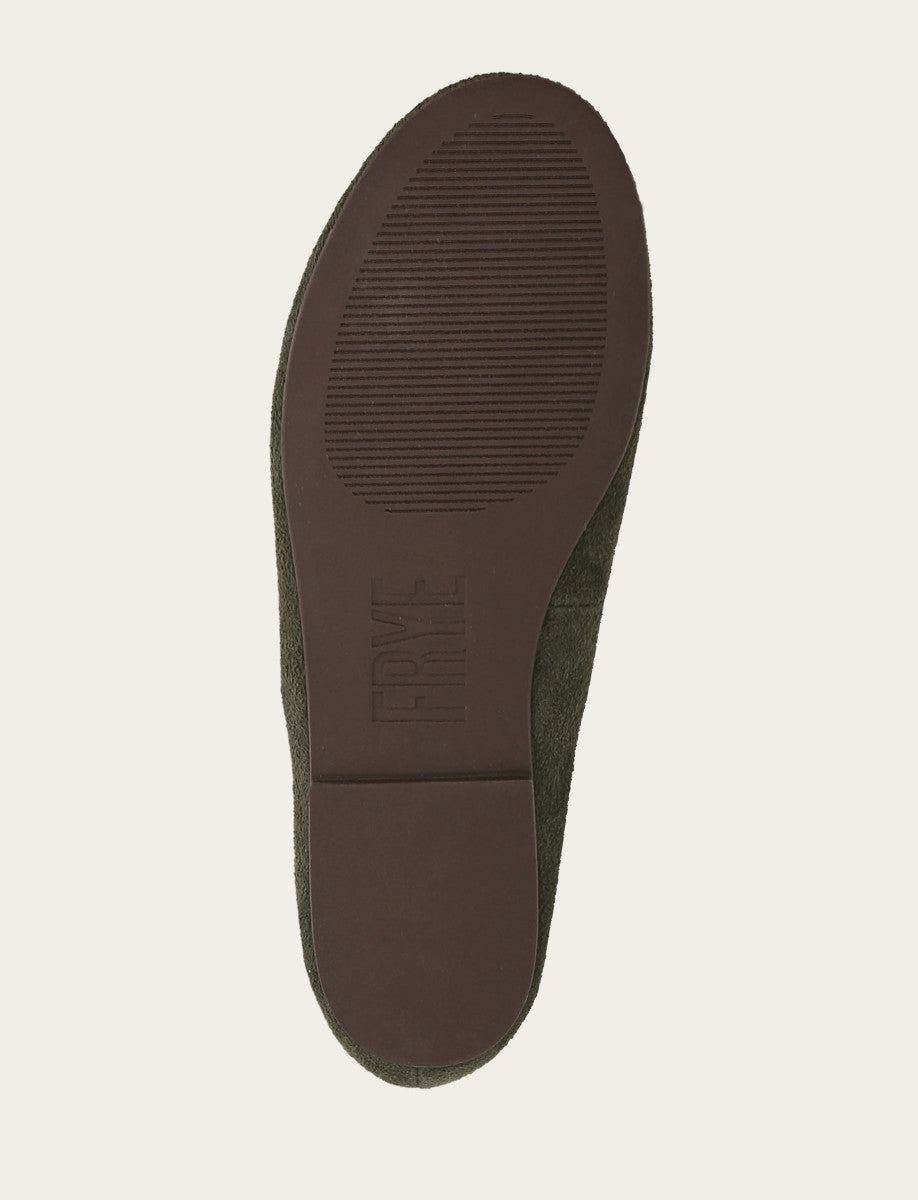 Women's Dark Olive Emma Elastic Mary Jane Shoe Frye Discount