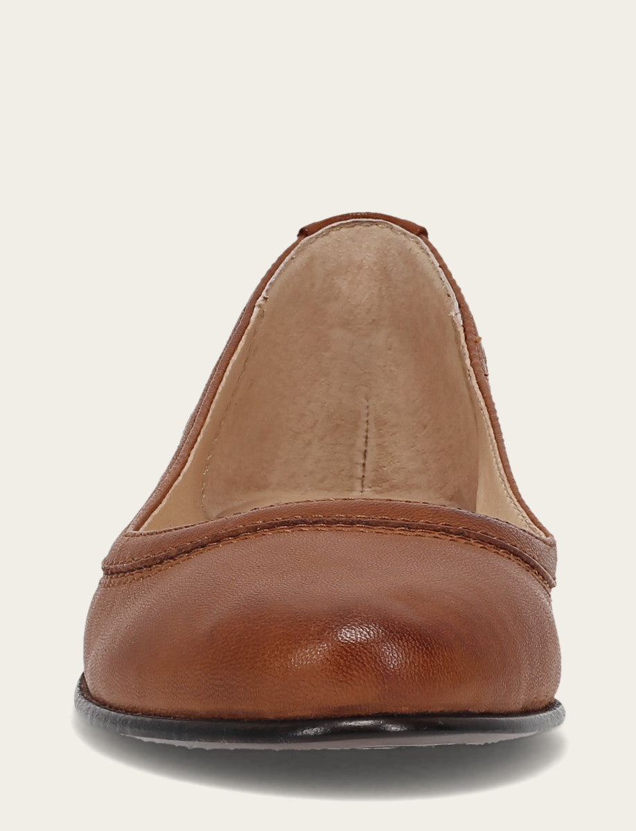 Women's Cognac Carson Ballet Flats Frye Sale