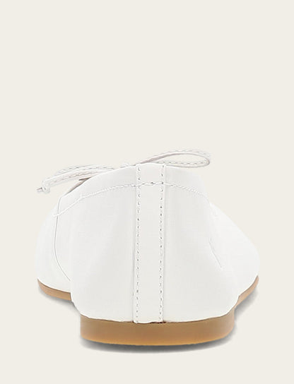 Women's White Emma Ballet Flats Frye On sale