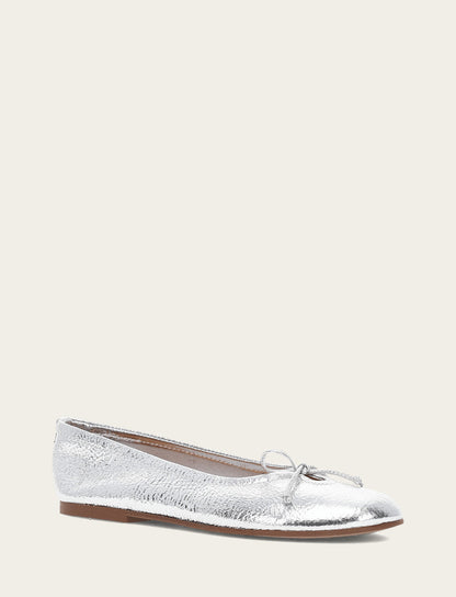 Women's Silver Emma Ballet Shoe Frye Outlet